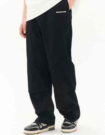 Harsh and Cruel Deconstructed Stitched Pleated Trousers