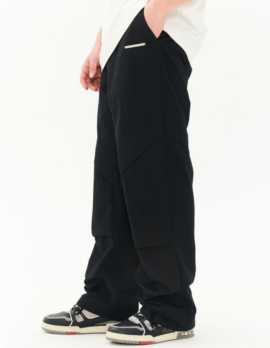 Harsh and Cruel Deconstructed Stitched Pleated Trousers