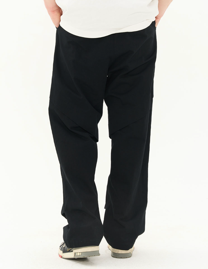Harsh and Cruel Deconstructed Stitched Pleated Trousers