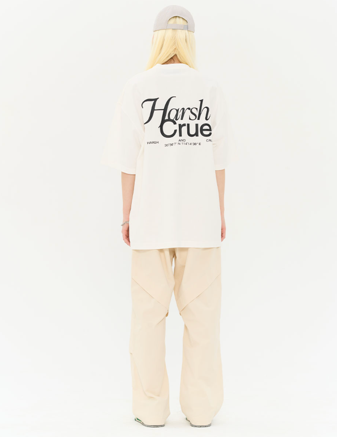 Harsh and Cruel Deconstructed Stitched Pleated Trousers