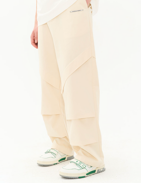 Harsh and Cruel Deconstructed Stitched Pleated Trousers