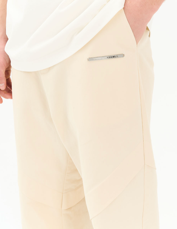 Harsh and Cruel Deconstructed Stitched Pleated Trousers