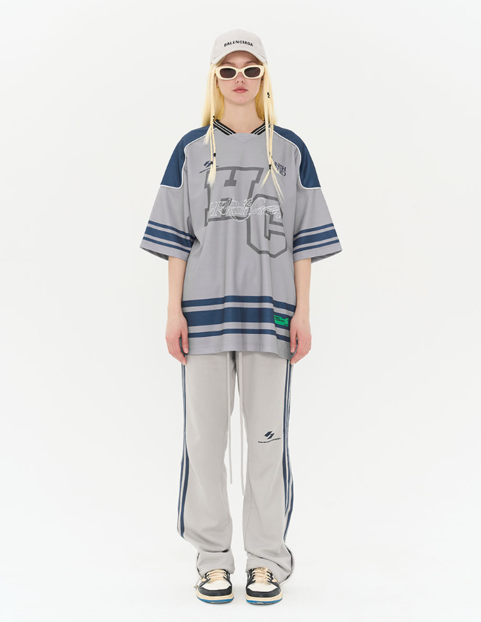 Harsh and Cruel Striped Flared Sweatpants
