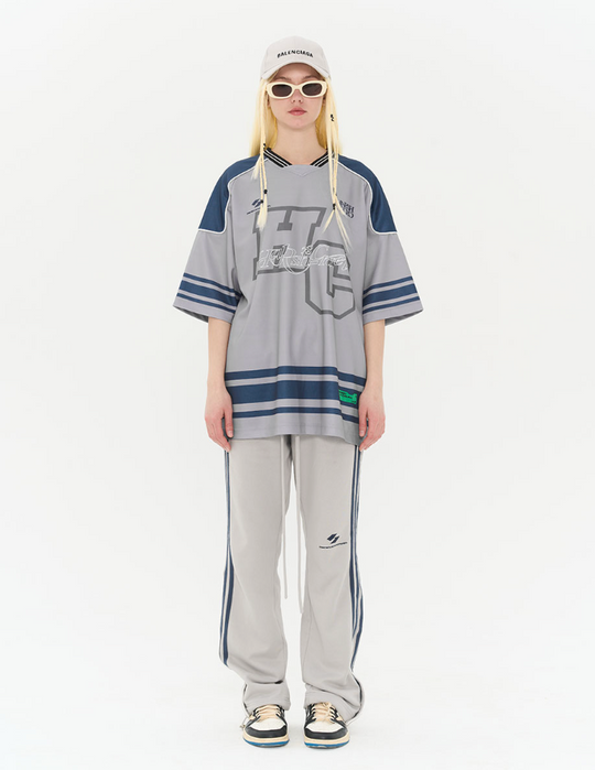 Harsh and Cruel Striped Flared Sweatpants