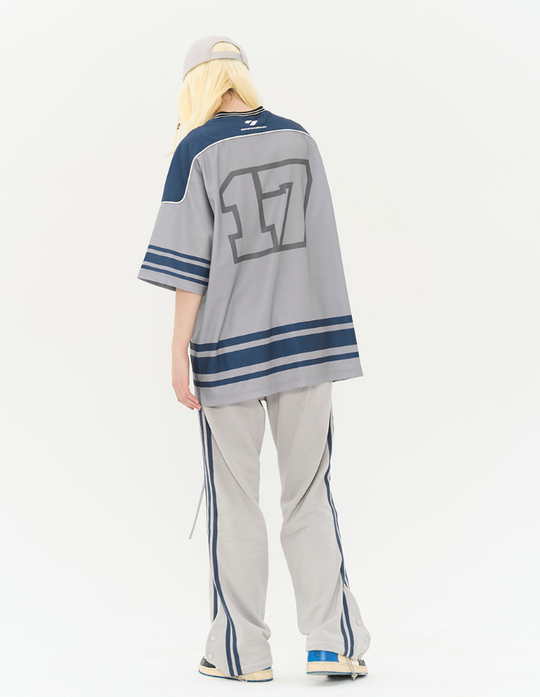 Harsh and Cruel Striped Flared Sweatpants