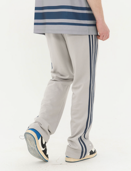 Harsh and Cruel Striped Flared Sweatpants
