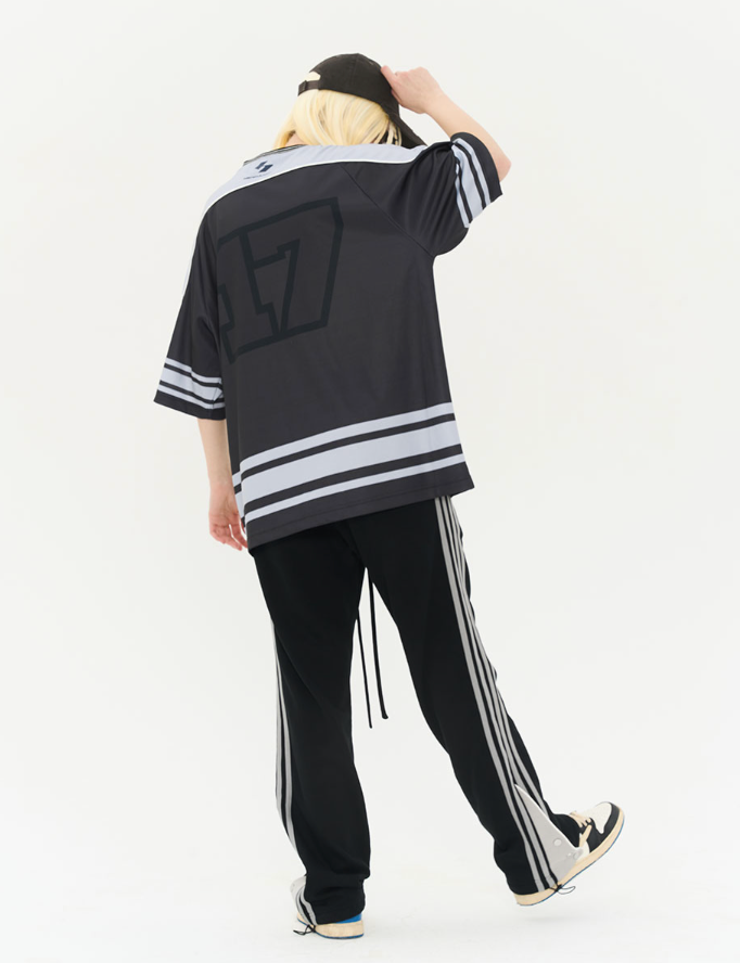 Harsh and Cruel Striped Flared Sweatpants