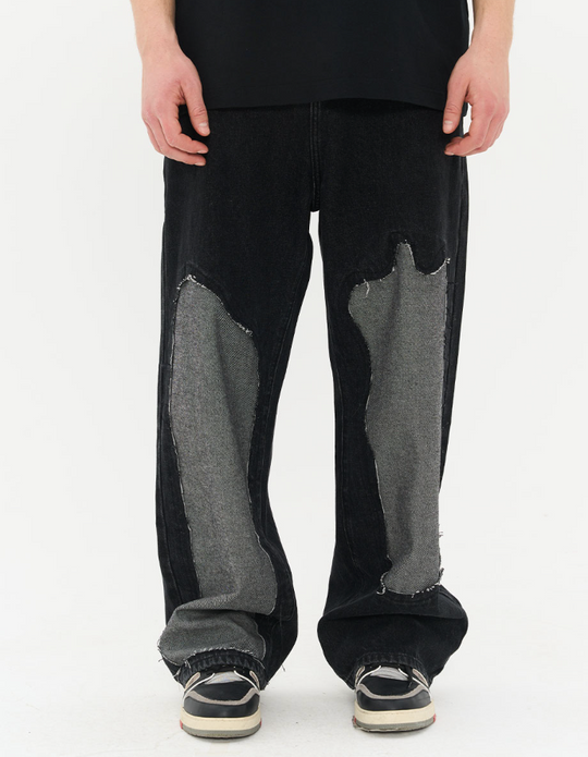 Harsh and Cruel Destroyed Washed Loose Trousers