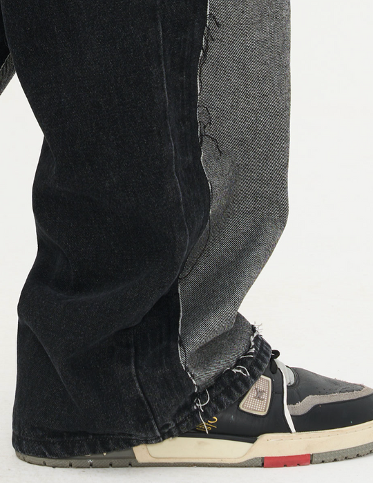 Harsh and Cruel Destroyed Washed Loose Trousers