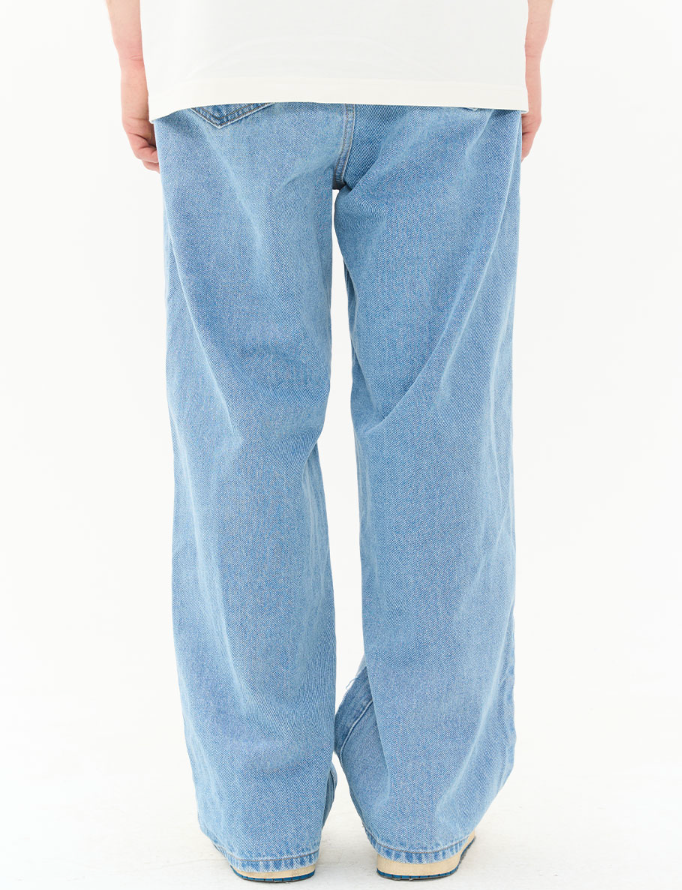 Harsh and Cruel Destroyed Washed Loose Trousers