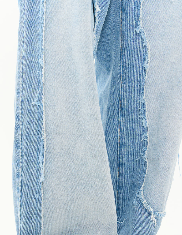 Harsh and Cruel Destroyed Washed Loose Trousers