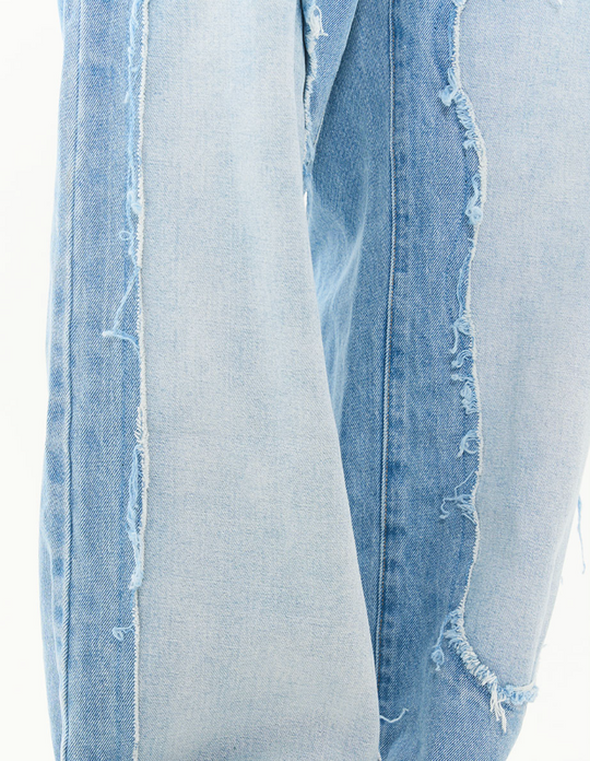 Harsh and Cruel Destroyed Washed Loose Trousers