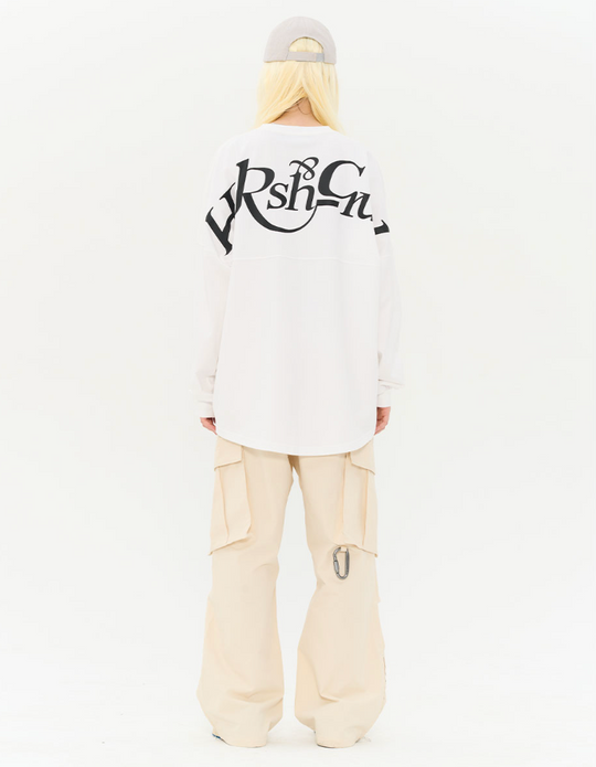 Harsh and Cruel Irregular Pleated Carabiner Loose Trousers