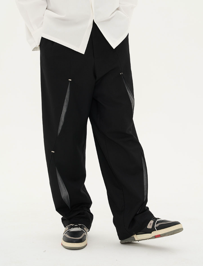 Harsh and Cruel Ripped Seam Deconstructed Trousers