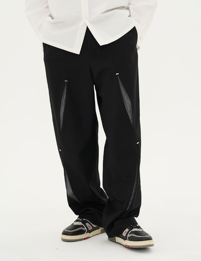 Harsh and Cruel Ripped Seam Deconstructed Trousers