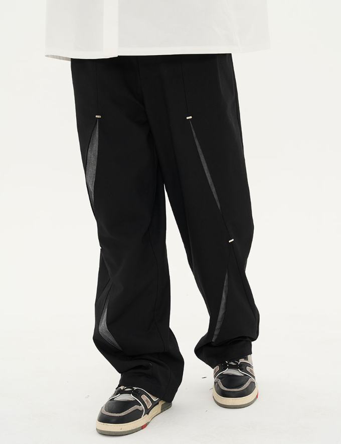 Harsh and Cruel Ripped Seam Deconstructed Trousers