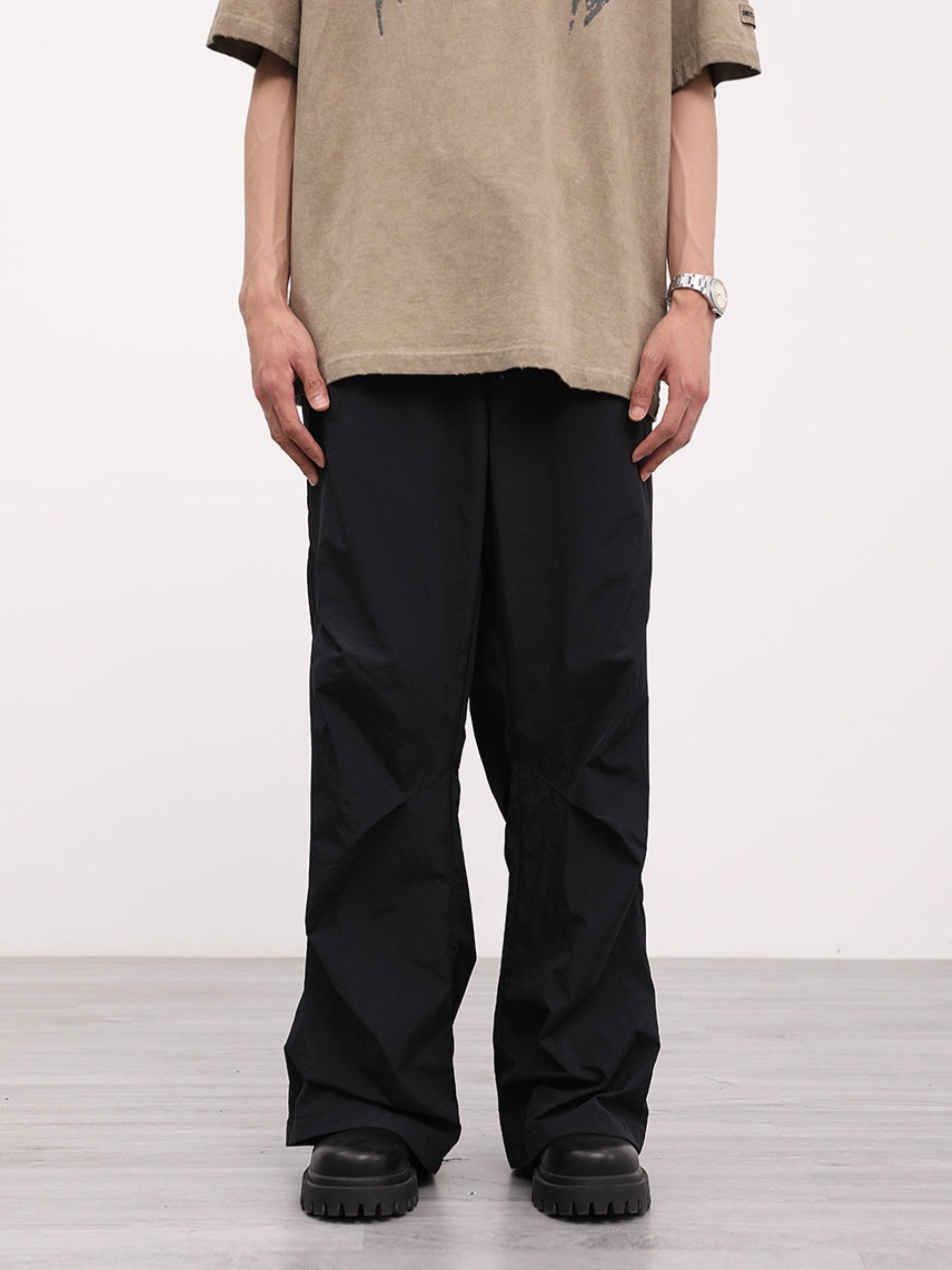 F3F Select Pleated Loose Wide Leg Pants