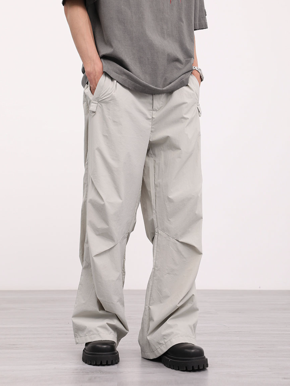 F3F Select Pleated Loose Wide Leg Pants