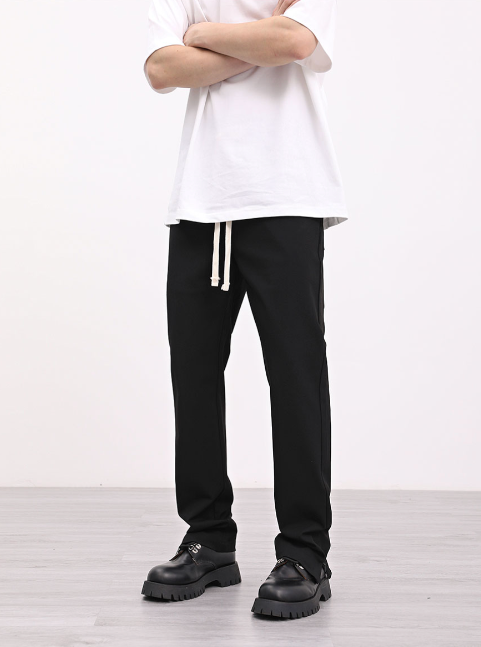 F3F Select All Match Zipper Casual Pants