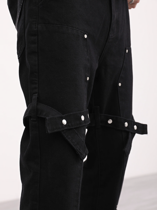 F3F Select Wash Old Rivets Stitching Micro Boot Denim Jeans