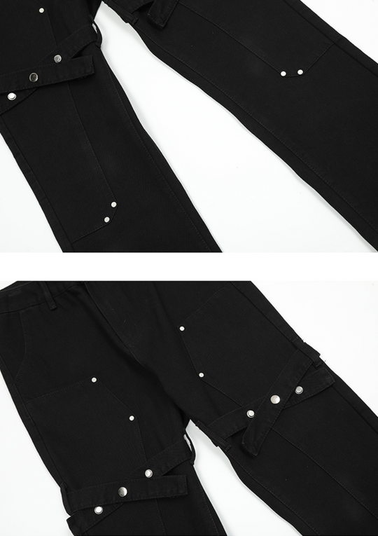 F3F Select Wash Old Rivets Stitching Micro Boot Denim Jeans