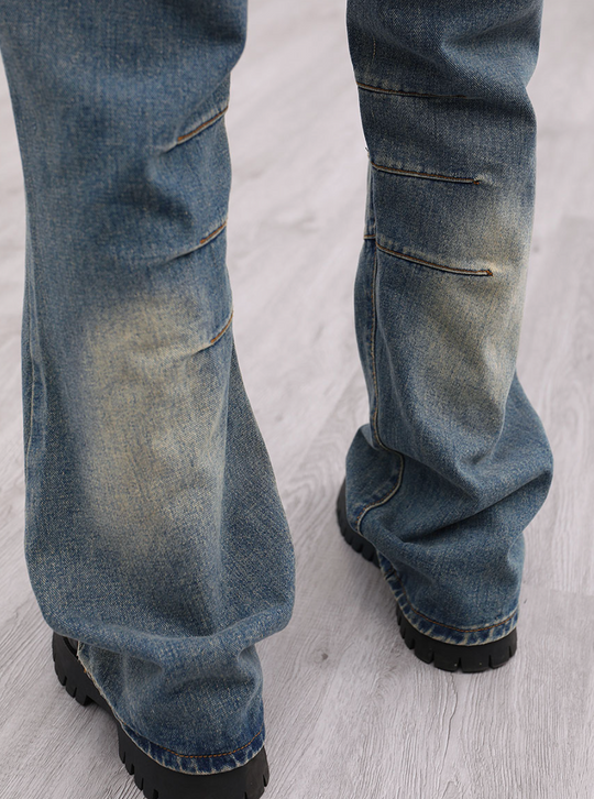 F3F Select Washed Old Stitch Denim Jeans