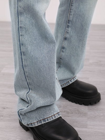 F3F Select Washed Old Patchwork Denim Jeans