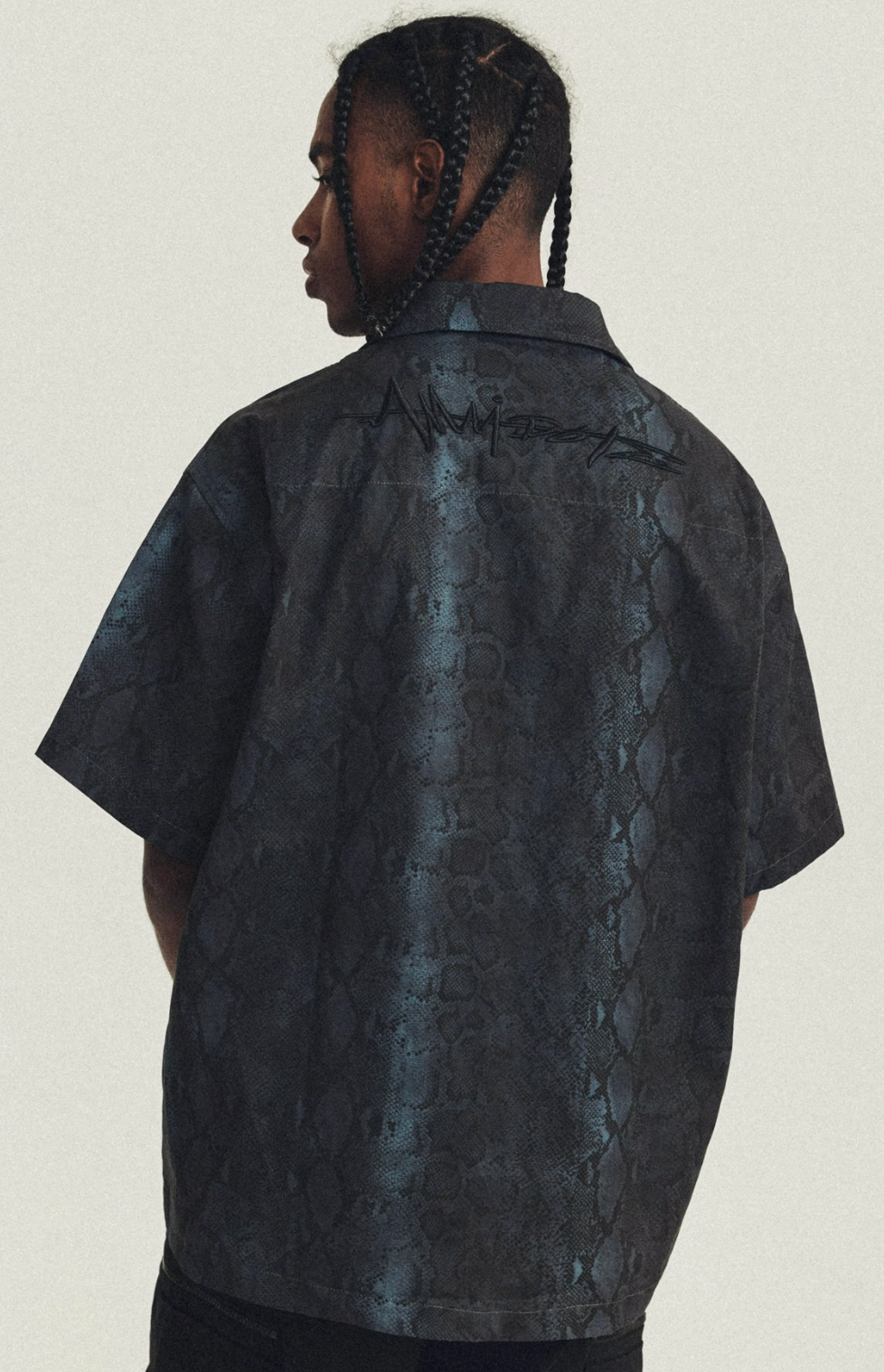 ANTIDOTE Cuban Collar Short Sleeve Shirt