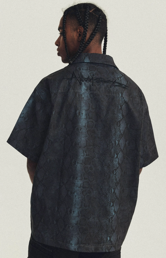 ANTIDOTE Cuban Collar Short Sleeve Shirt