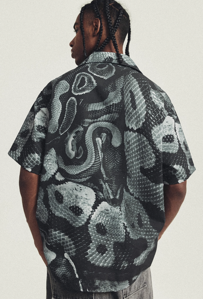 ANTIDOTE Python Print Short Sleeve Shirt