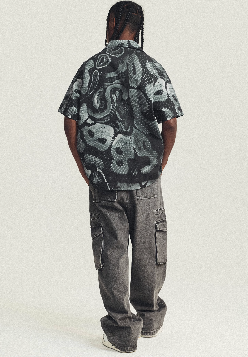 ANTIDOTE Python Print Short Sleeve Shirt