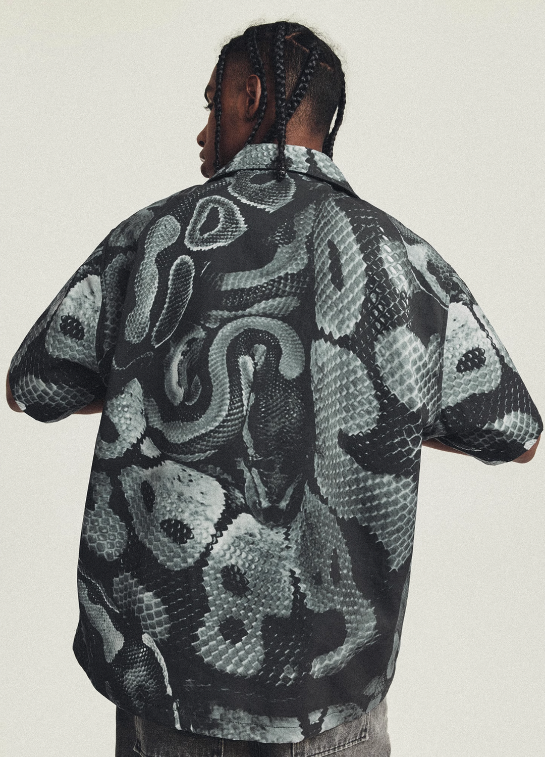 ANTIDOTE Python Print Short Sleeve Shirt