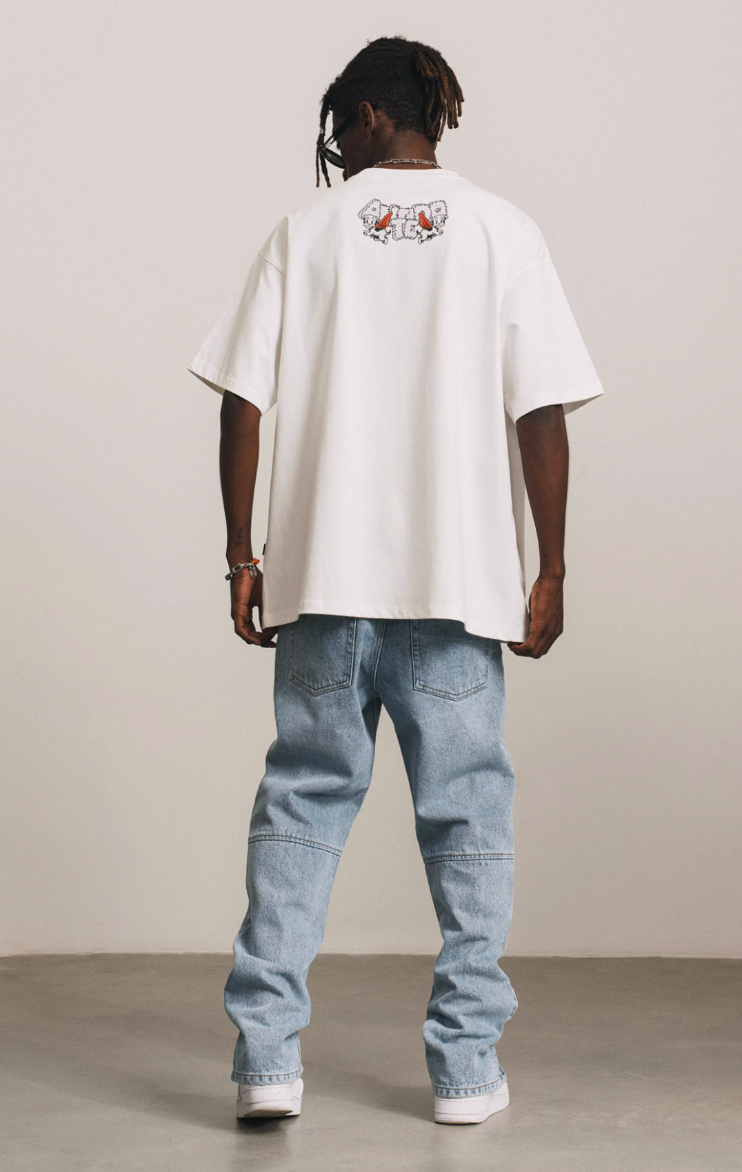 ANTIDOTE Cartoon Pattern Print Tee