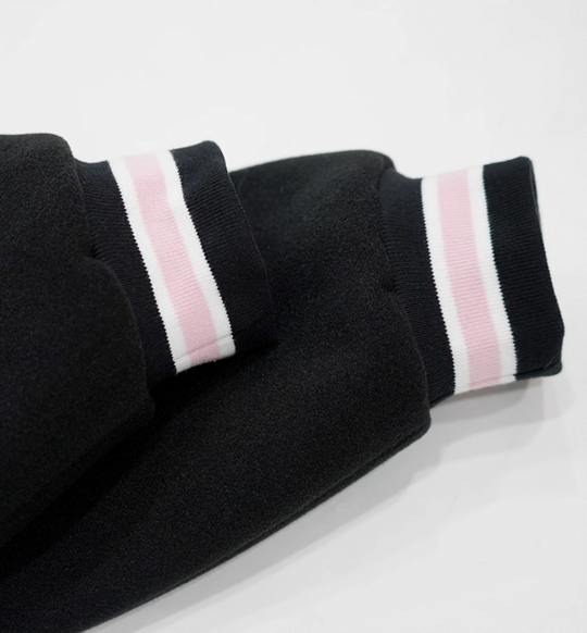 ANTIDOTE Embroidered Graffiti Letters Slogan Baseball Jacket