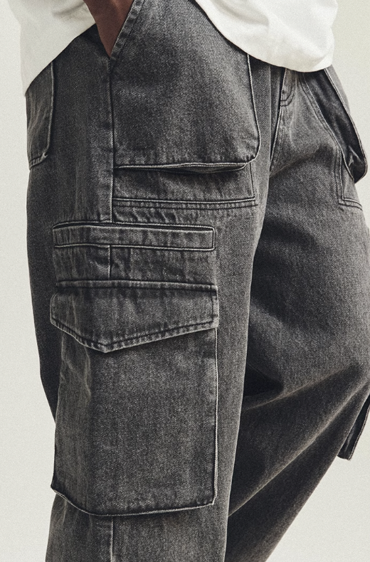 ANTIDOTE Multi Pocket Washed Jeans
