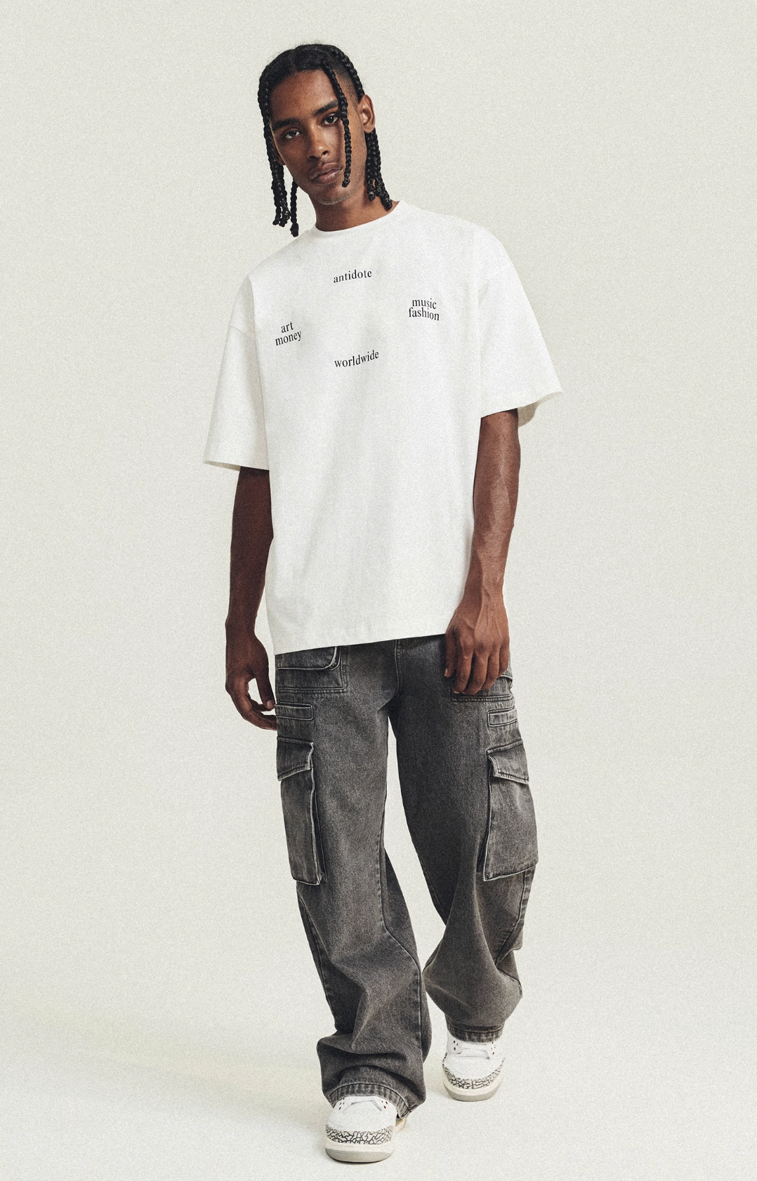 ANTIDOTE Multi Pocket Washed Jeans