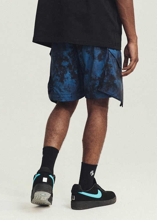 ANTIDOTE Tie-Dye Detachable Pants