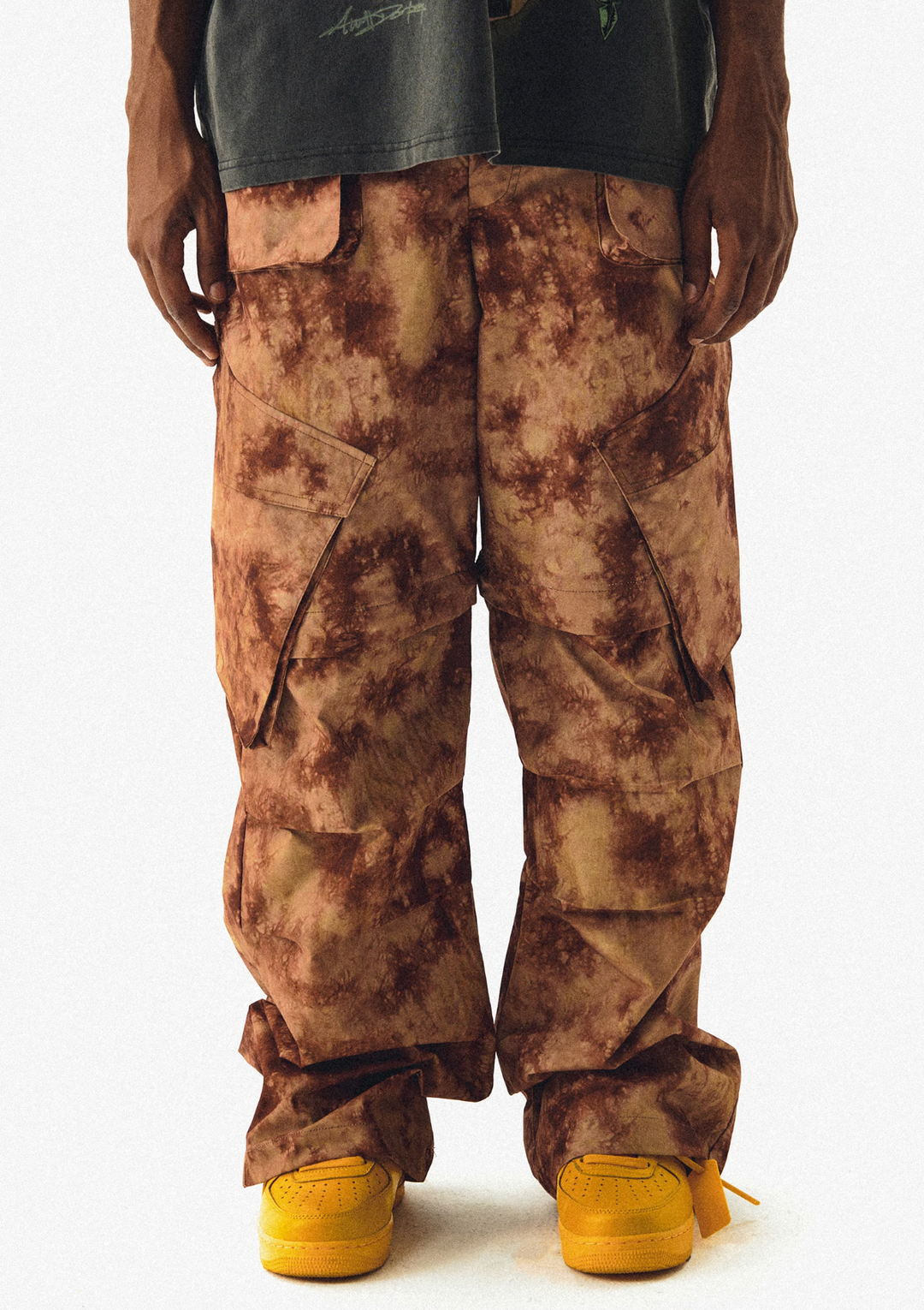 ANTIDOTE Tie-Dye Detachable Pants