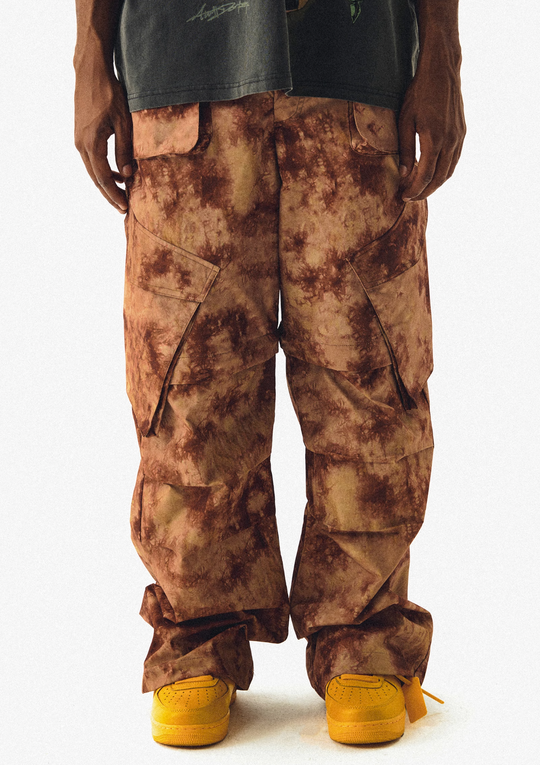ANTIDOTE Tie-Dye Detachable Pants
