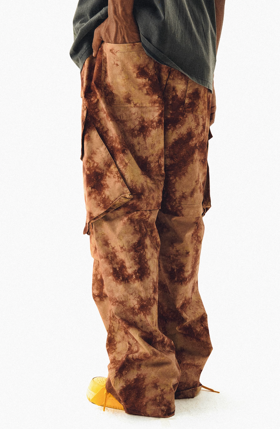 ANTIDOTE Tie-Dye Detachable Pants