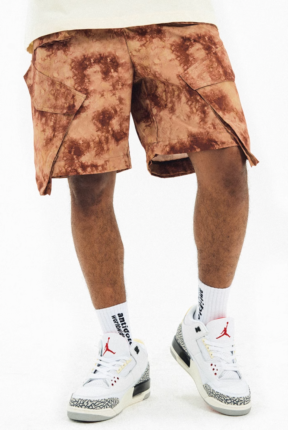 ANTIDOTE Tie-Dye Detachable Pants