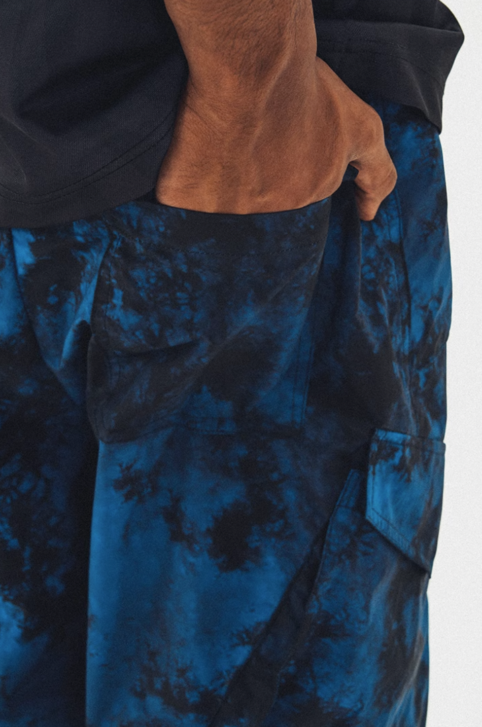 ANTIDOTE Tie-Dye Detachable Pants