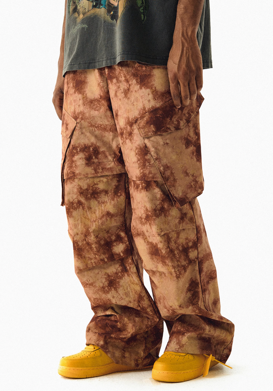 ANTIDOTE Tie-Dye Detachable Pants