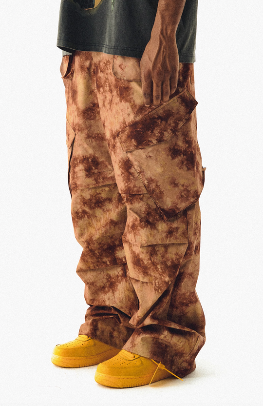 ANTIDOTE Tie-Dye Detachable Pants