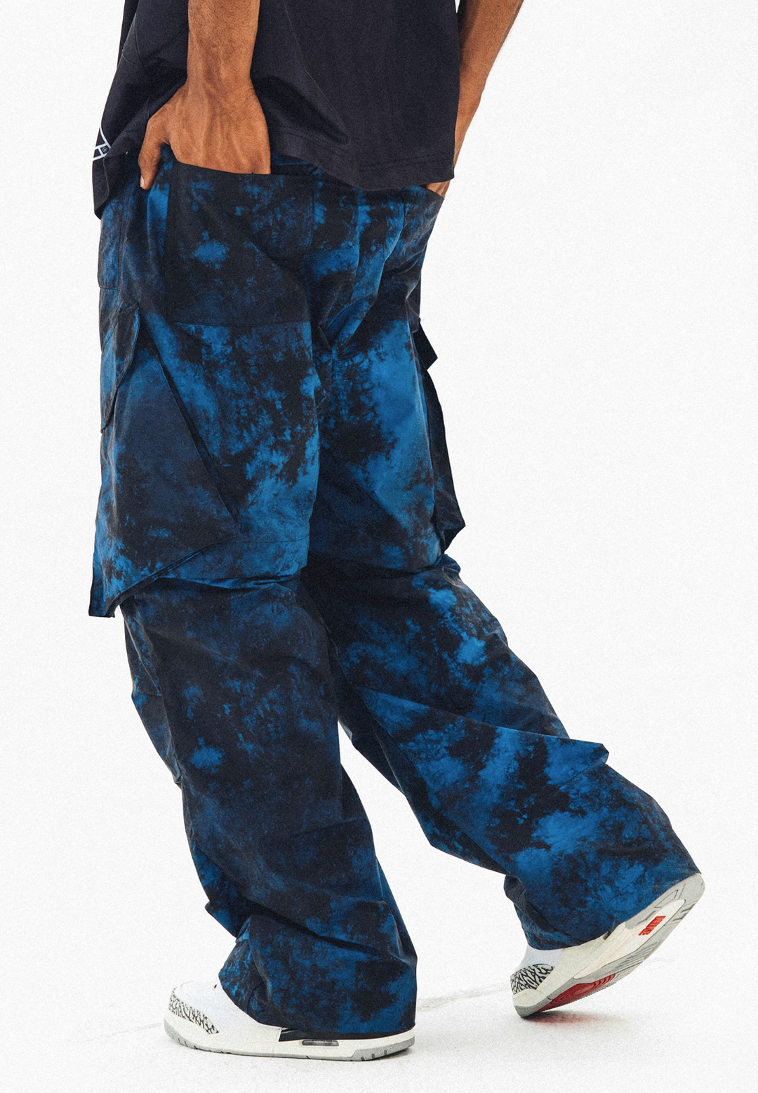 ANTIDOTE Tie-Dye Detachable Pants