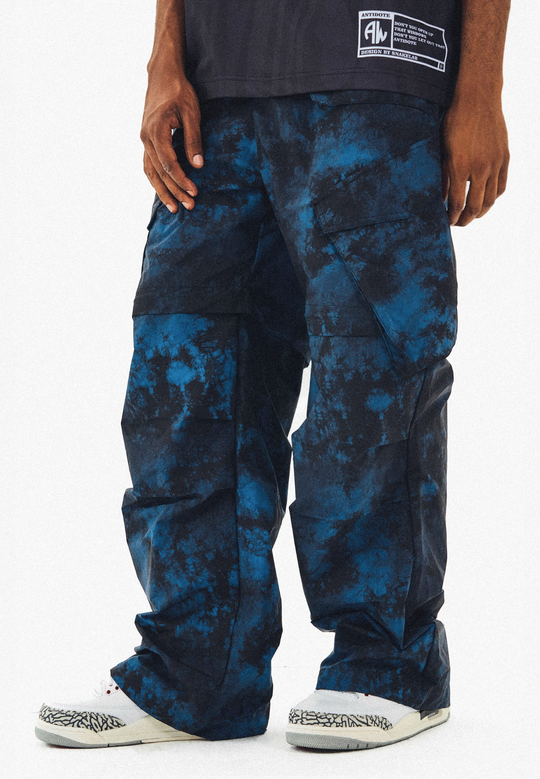 ANTIDOTE Tie-Dye Detachable Pants