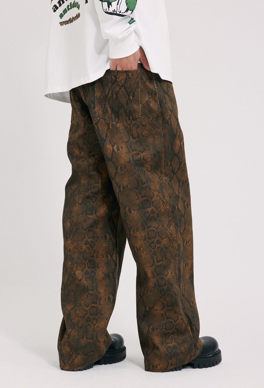ANTIDOTE Snake Element Pants