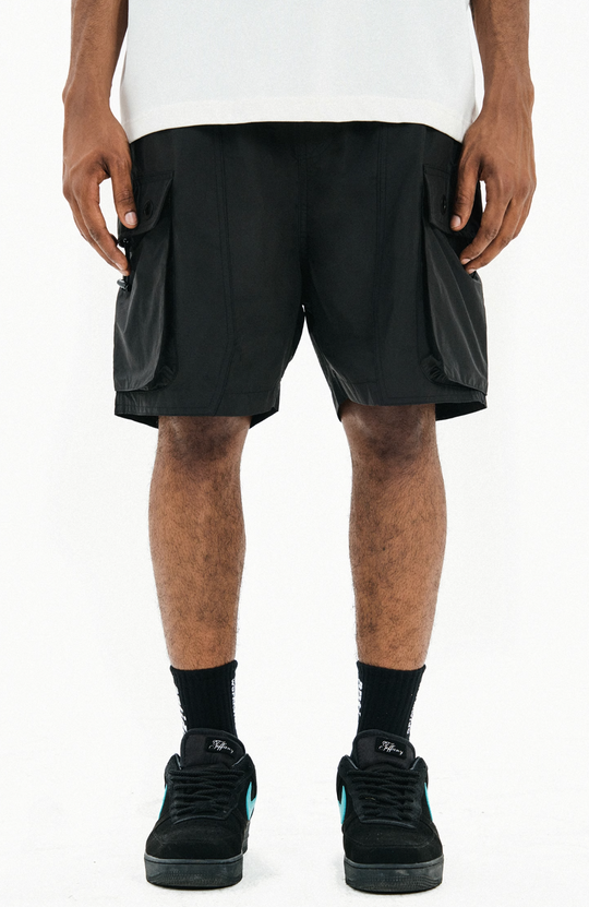 ANTIDOTE Pocket Structured Nylon Work Shorts