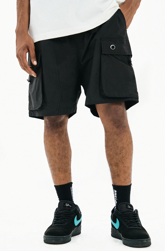 ANTIDOTE Pocket Structured Nylon Work Shorts