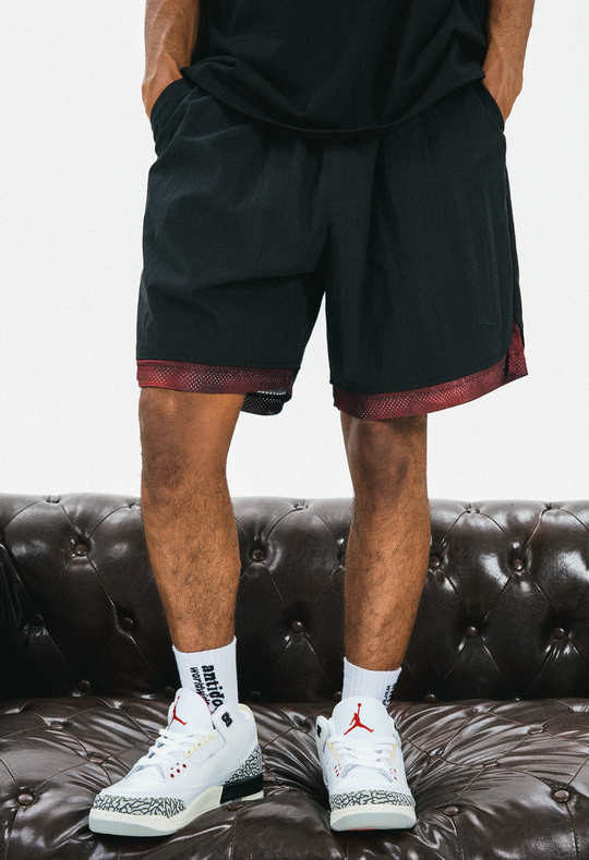 ANTIDOTE Hipster Colorblocked Shorts